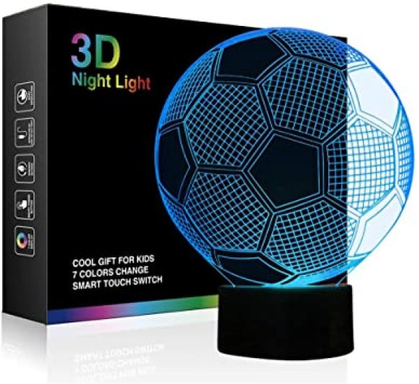 A Soccer Night LED light lamp