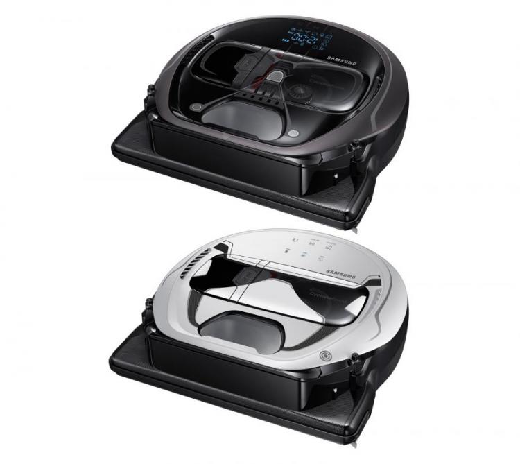 Black and black-grey colored rootic vacuum cleaner