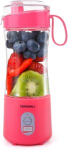 A Portable Blender with fruits inside