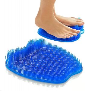 A high-quality shower foot scrubber