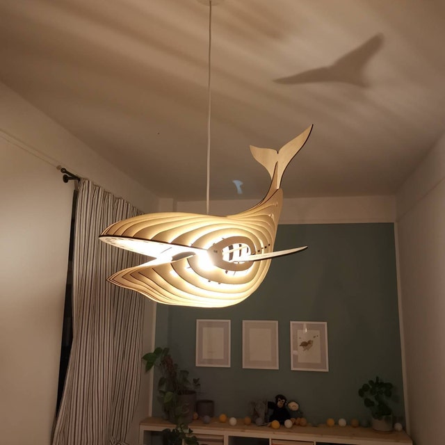 This Giant Whale Pendant Light Is A Perfect Addition To Your Kids' Room