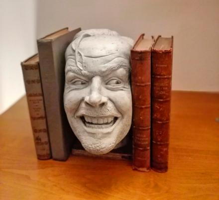 This The Shining Bookend Recreates The Infamous Here's Johnny Scene