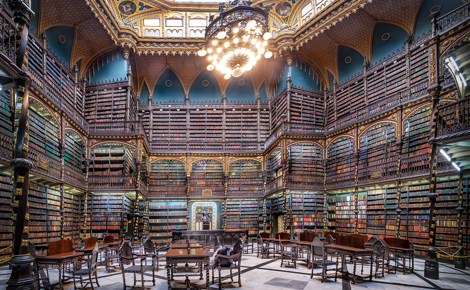 Royal Portuguese Reading Room - Portuguese Lusophone Social Establishment Library