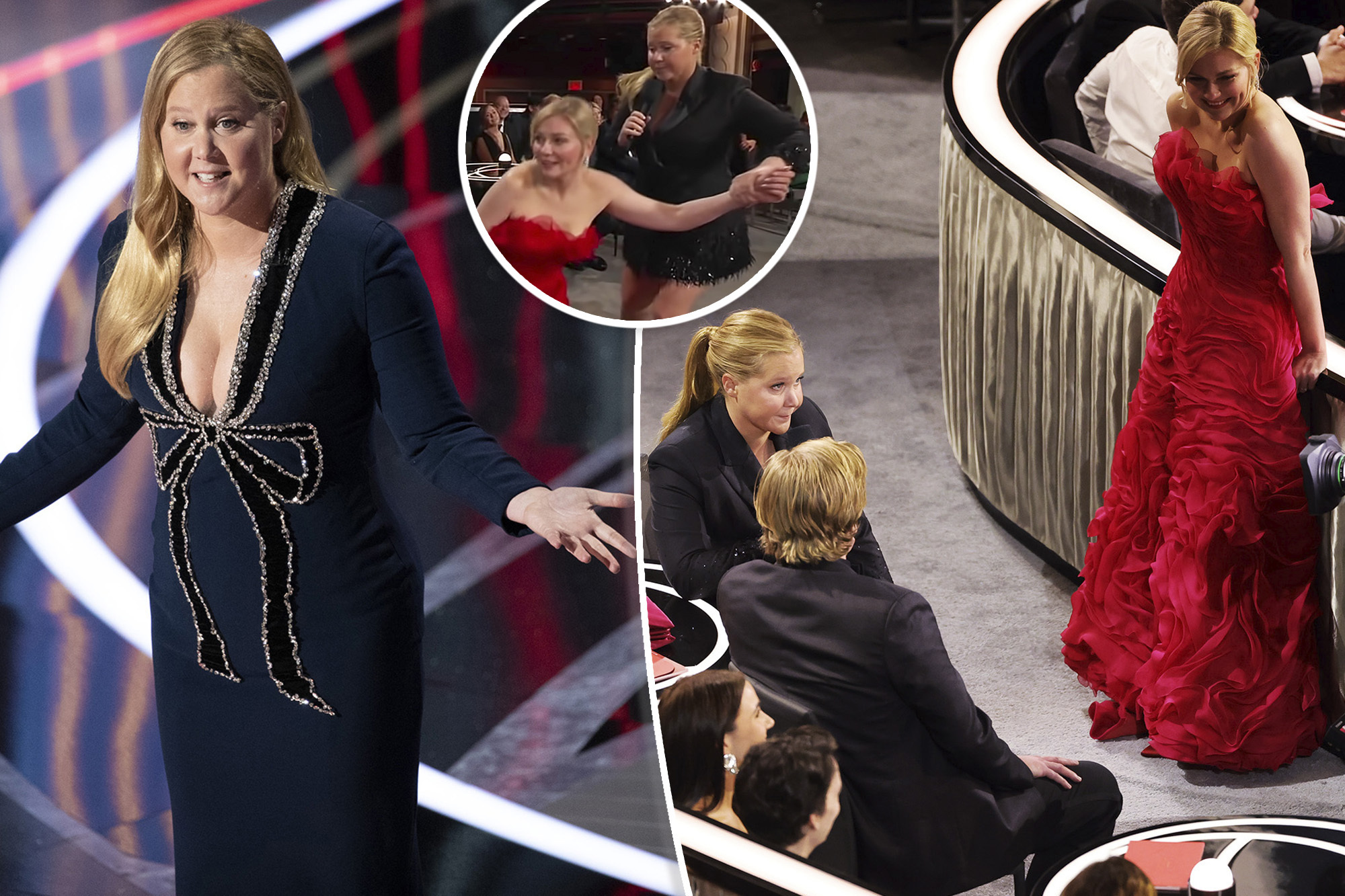 Oscars Seat Fillers 2022 - Amy Schumer Make An Awkward Moment To Dunst