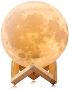 A gorgeous moon light lamp