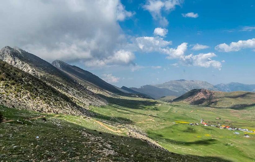 A beautiful shots of mountains in Iran