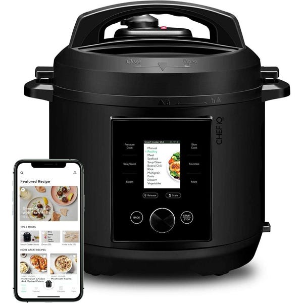 Black colored digital ichef cooker