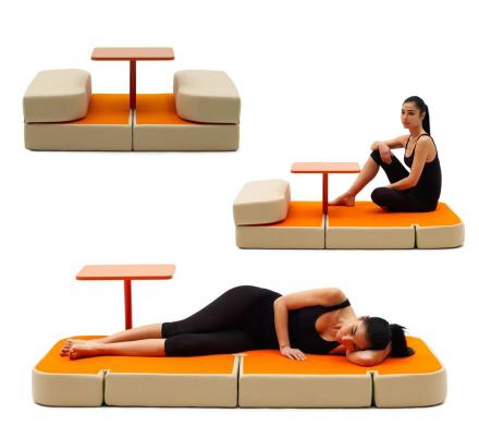 This Converting Folding Table Changes To Bed In Seconds
