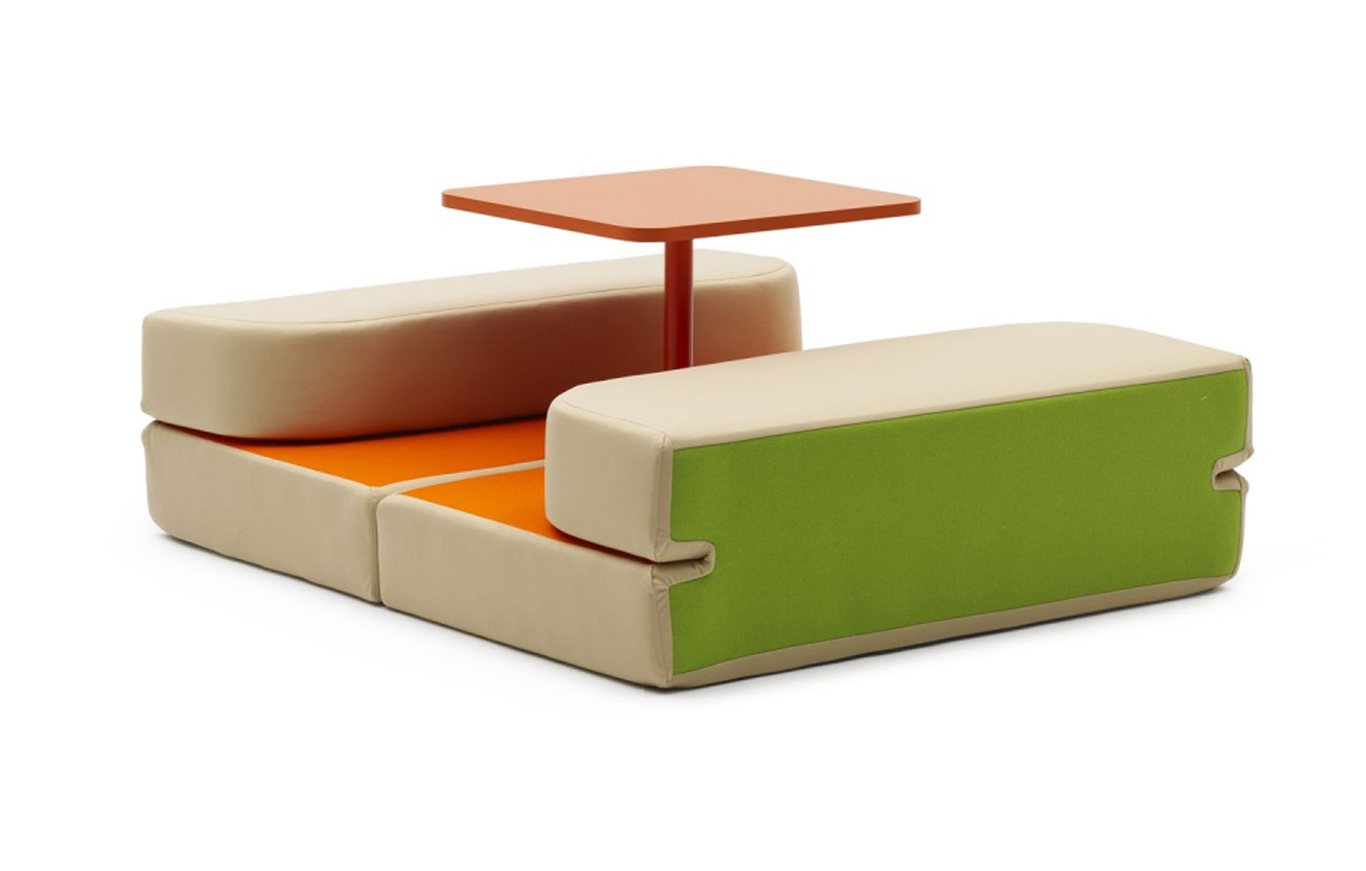 Skin and orange-colored Converting Folding Table To Bed furniture