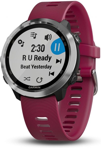 Garmin Forerunner 645 Music, GPS Running Watch in purple color