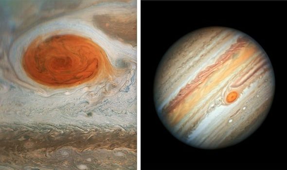 Great Red Spot Of Jupiter - A Storm That Has Been Going Constantly For Years