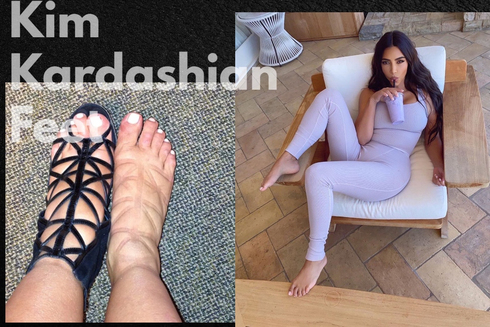 Kim Kardashian Feet - The Controversy Of Kim's Six Fingers On Her Left Foot