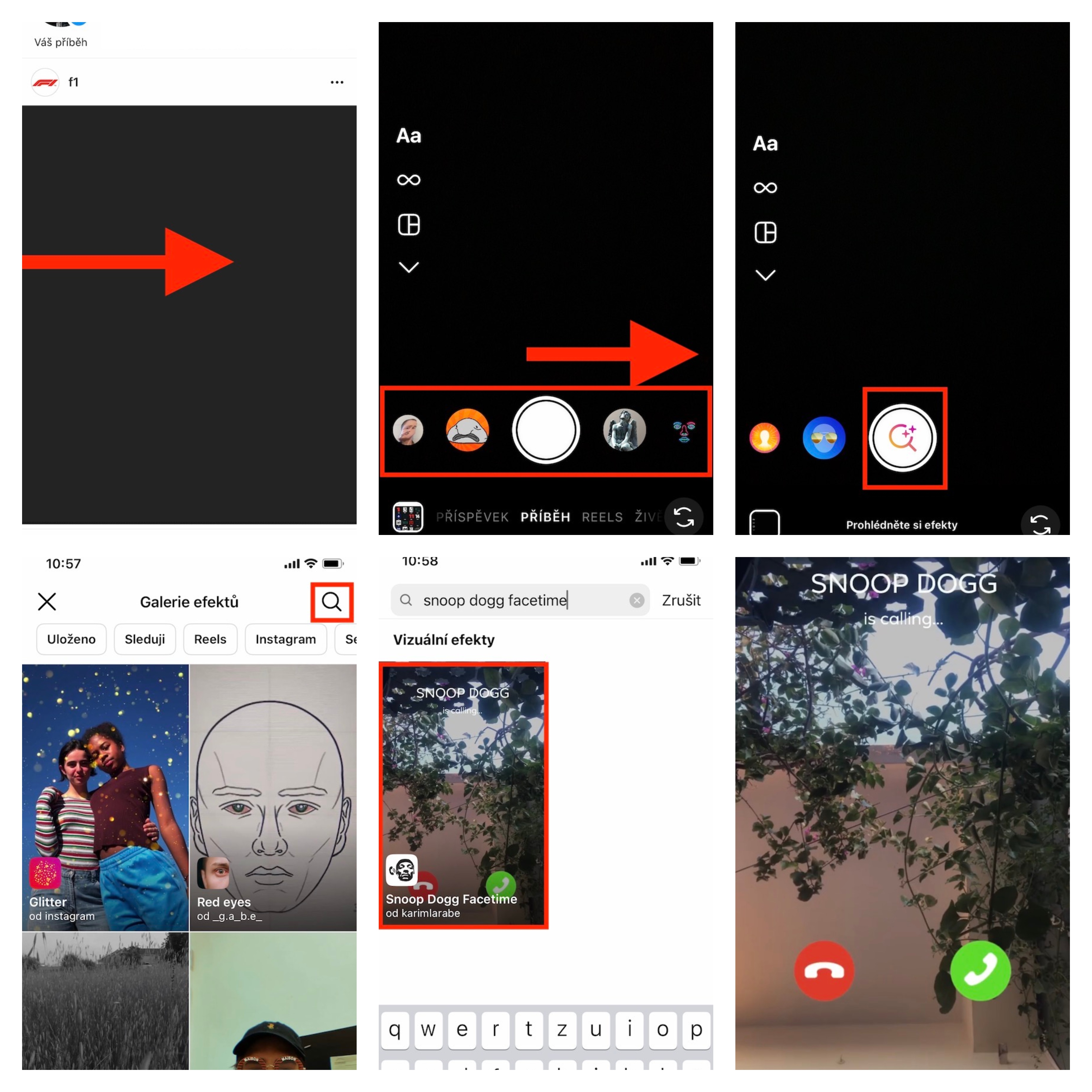 Snopp dogg video call filter tutorial instagram collage