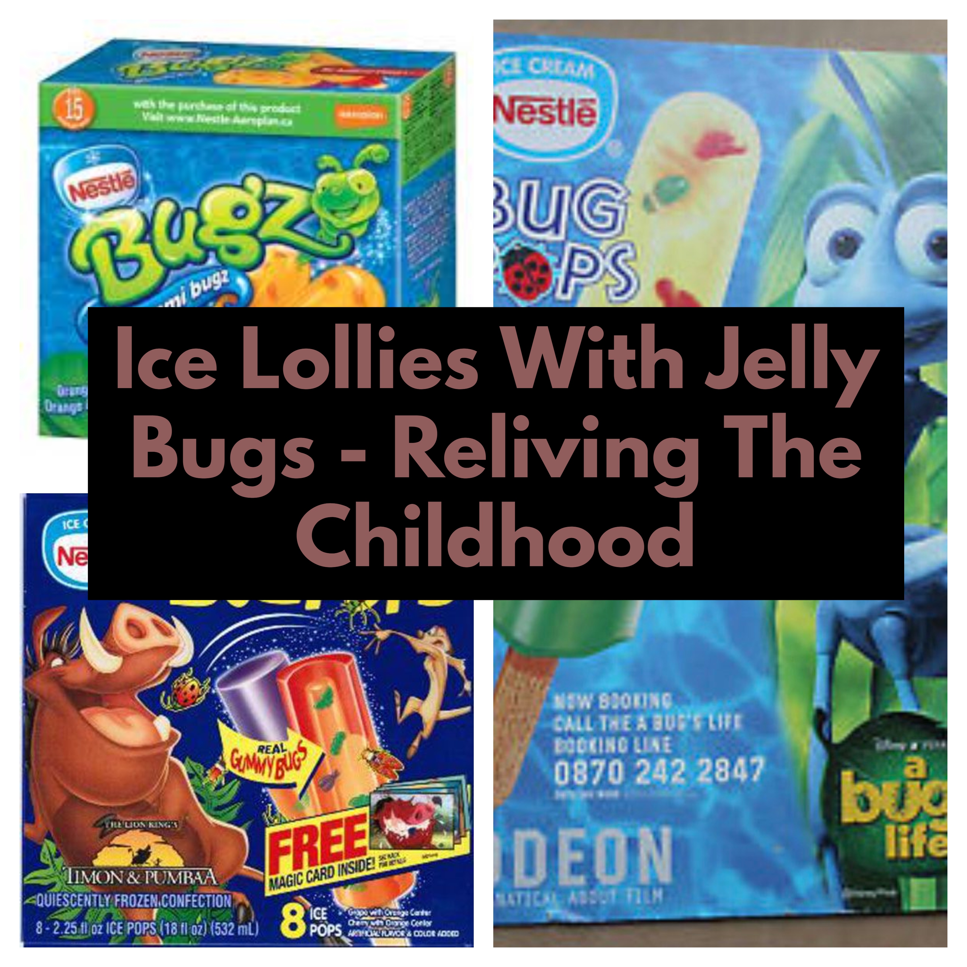 Ice Lollies With Jelly Bugs - Reliving The Childhood