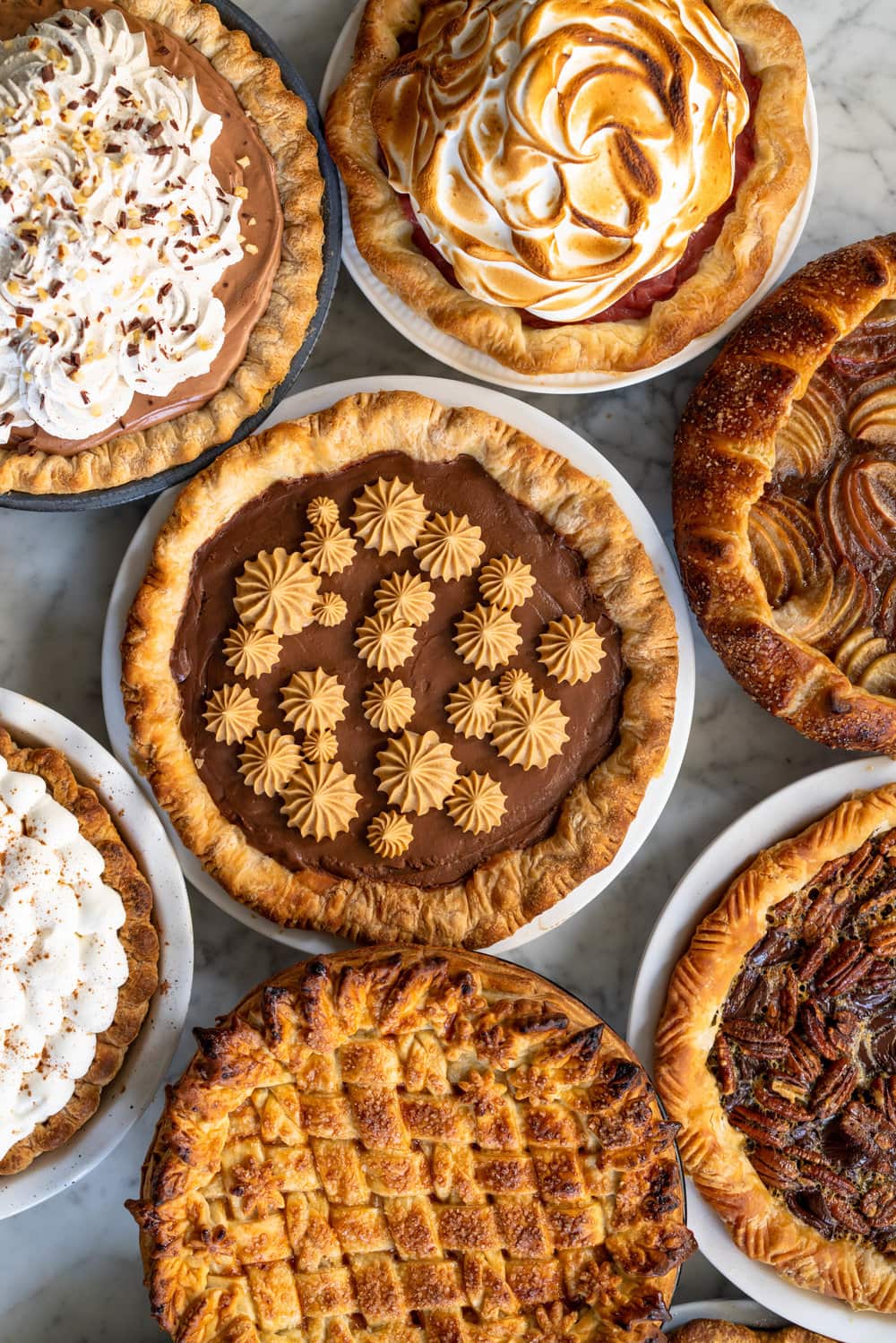 Different types of pies