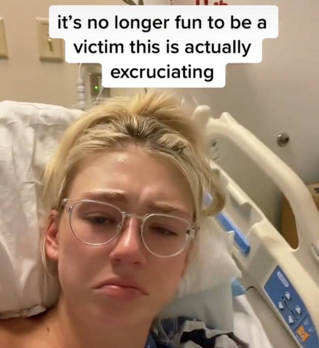 Grace in the hospital discussing about her condition