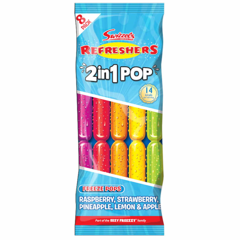 Swizzels Refreshers Ice Lolly blue-colored packet