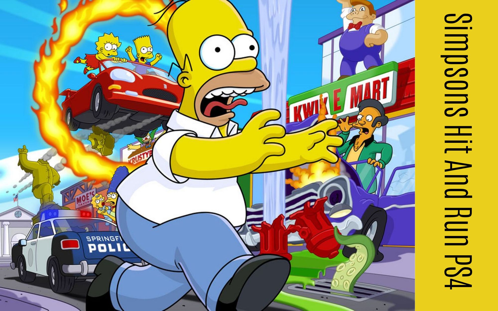 Simpsons Hit And Run PS4 - The Best Simpsons Video Game