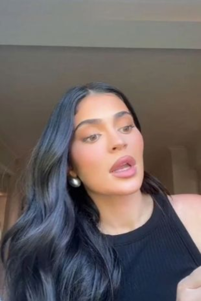 Kylie Jenner stills from her Tiktok video