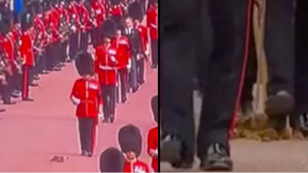 Royal Guards Forced To Walk Through Horse Poop During Queen's Funeral