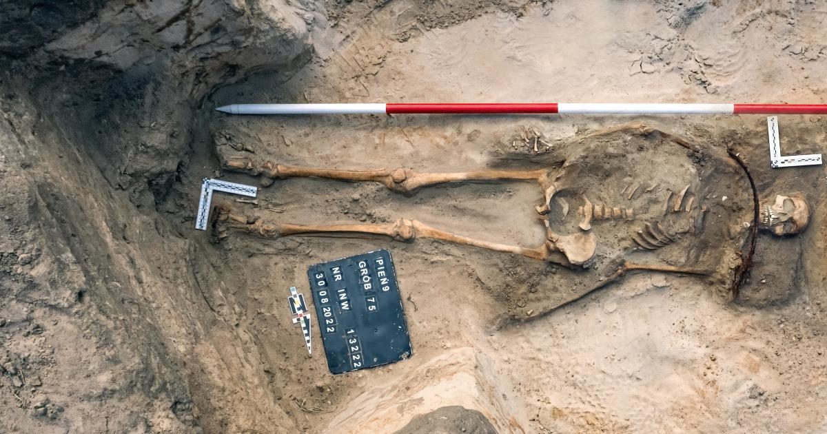 Skeletal Remains Of A Female 'Vampire' Found In A Polish Cemetery