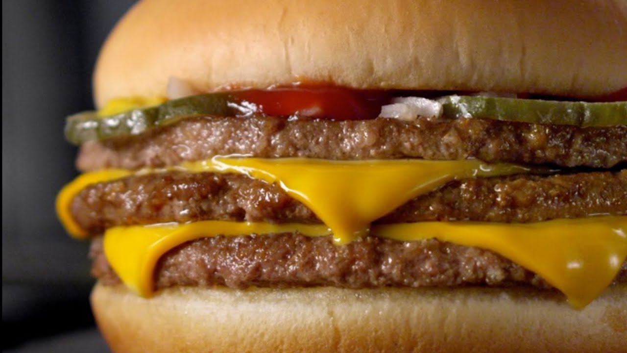 McDonald's triple meat-patty burger