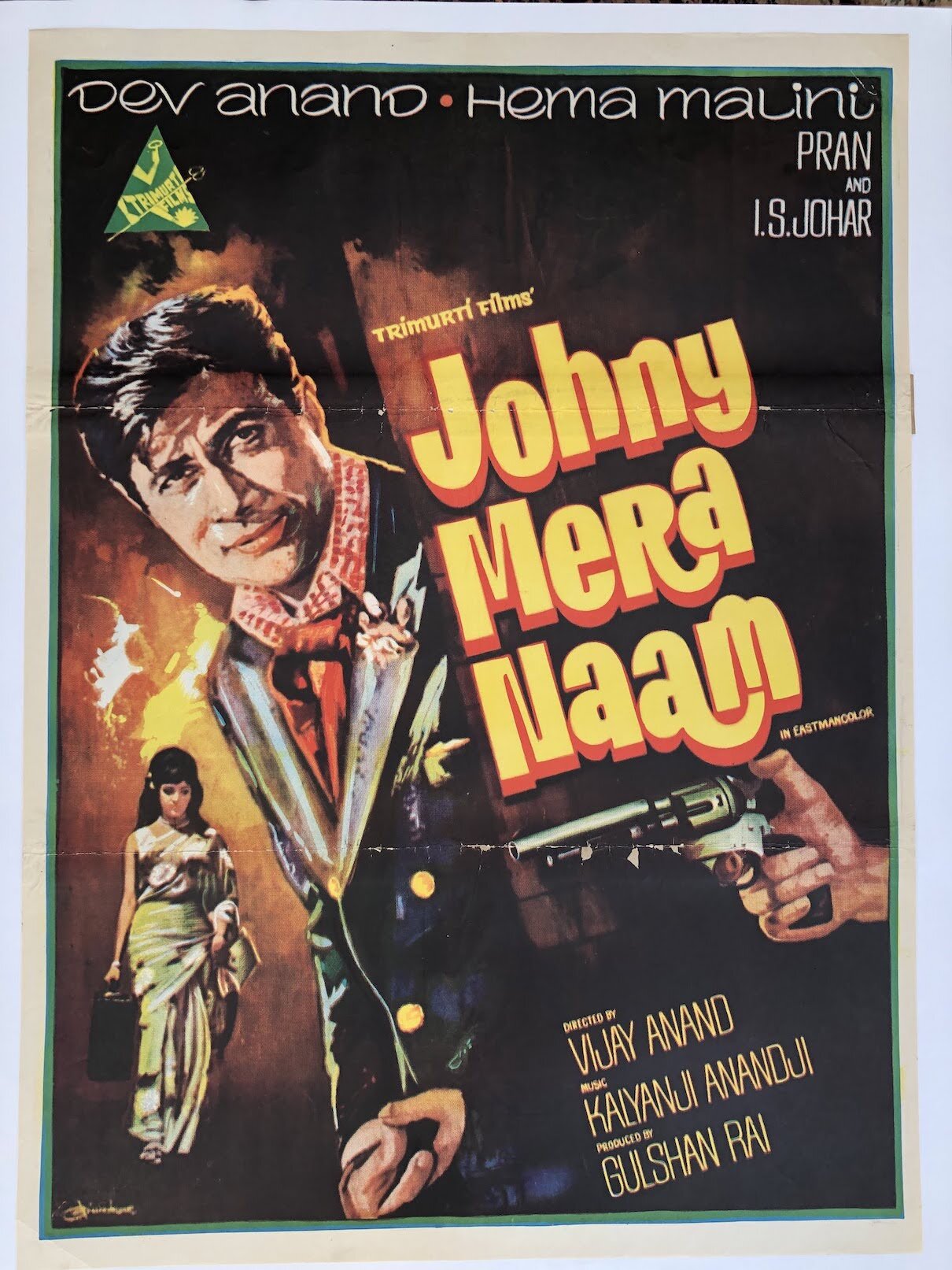 Indian movie "Johny Mera Naam" poster