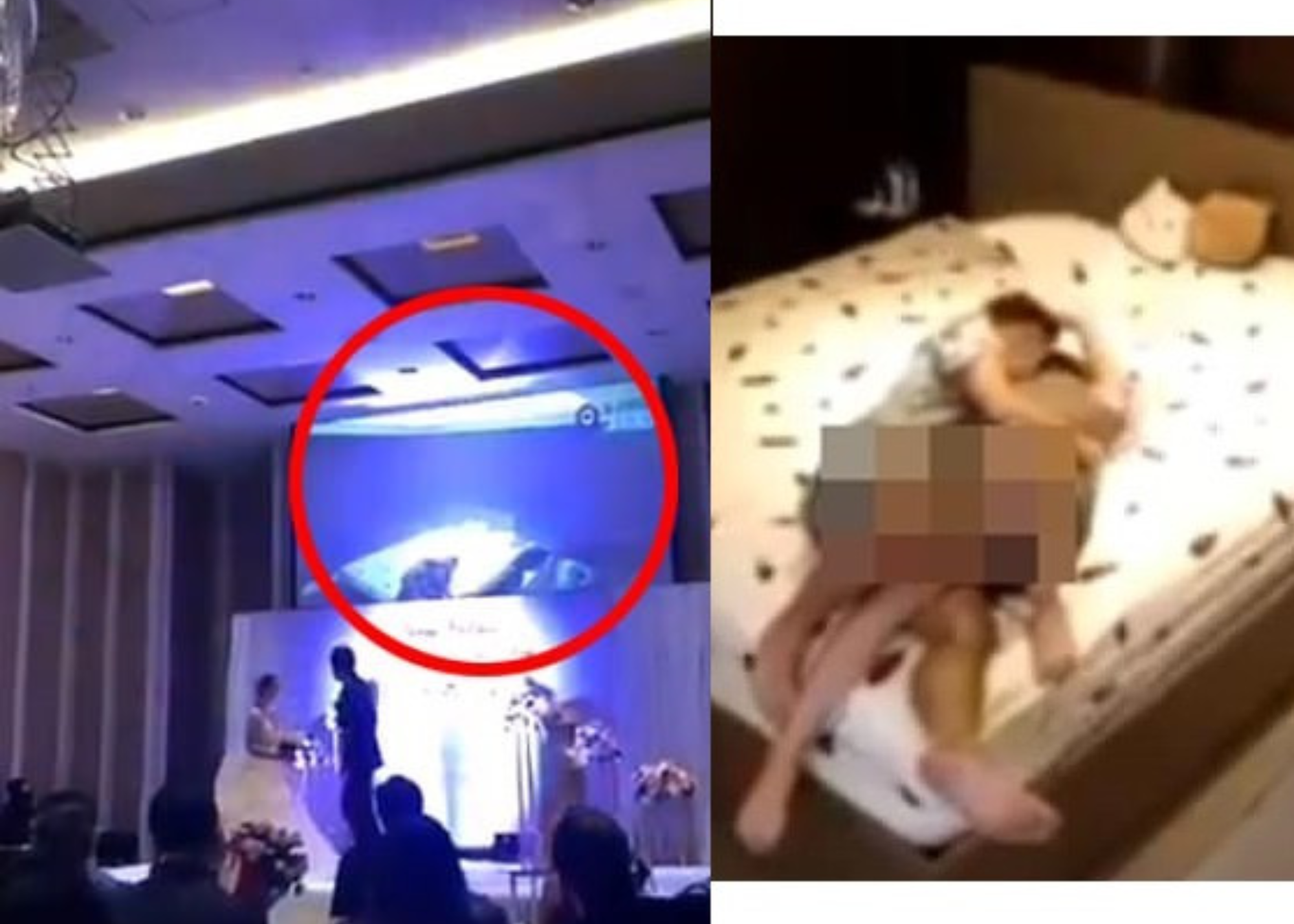 Groom Plays Cheating Wife’s Sex Tape To Wedding Guests In Epic Revenge Stunt