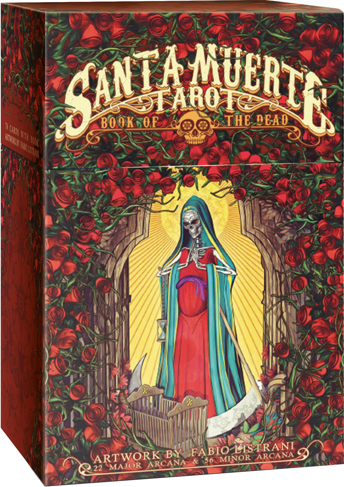 A box of Santa Muerte Tarot by Fabio Listrani