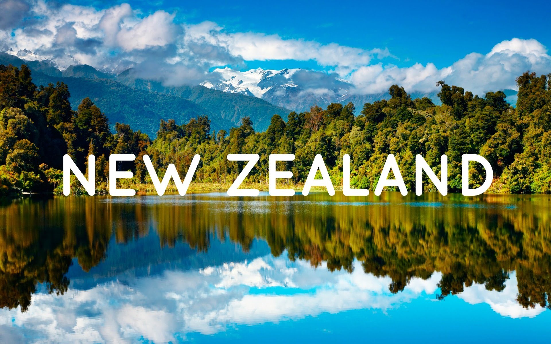 A stunning view of New Zealand