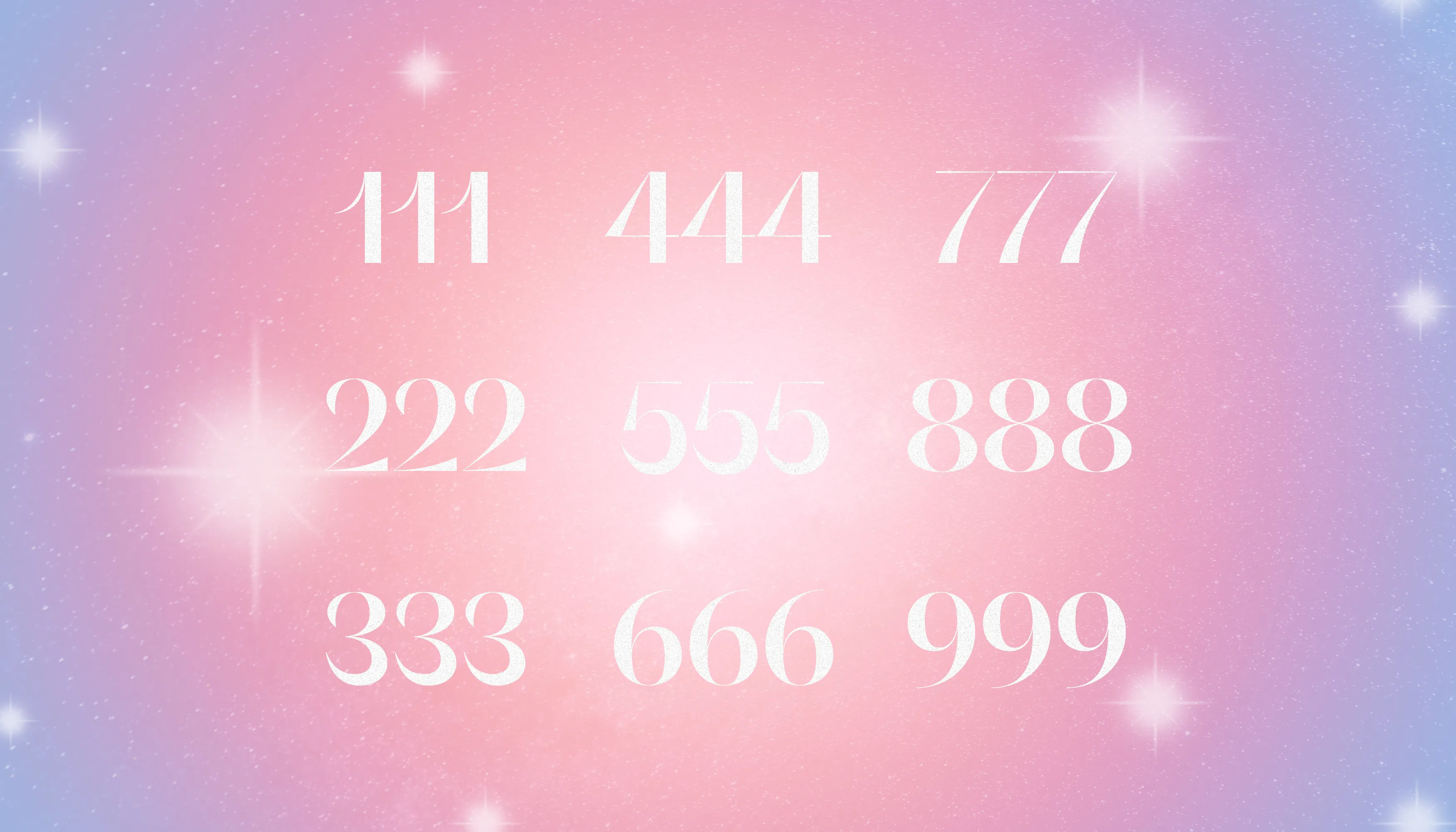 Different Angel Number Patterns