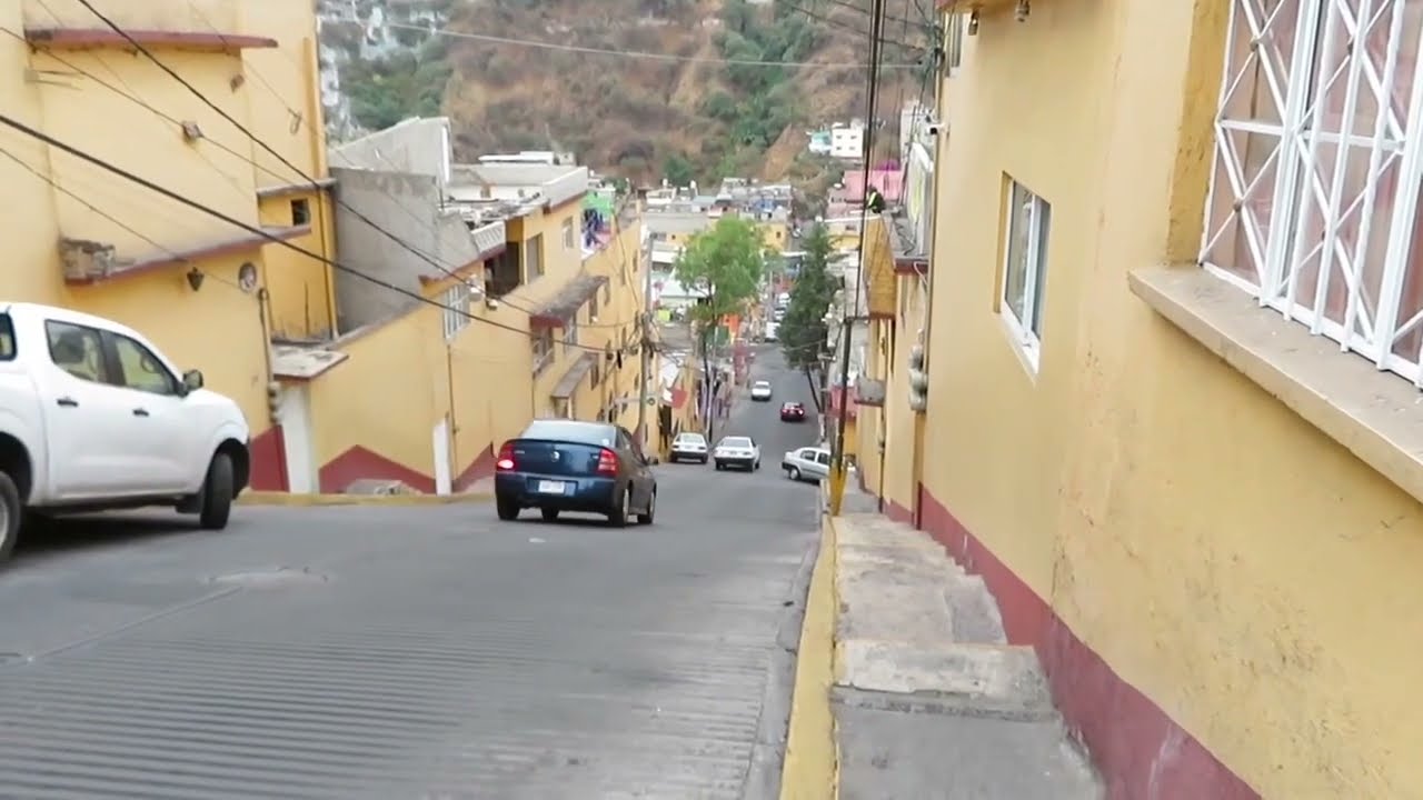 Paso Florentino Street Mexico - One Of The Steepest Road That Causes A Lot Of Accidents