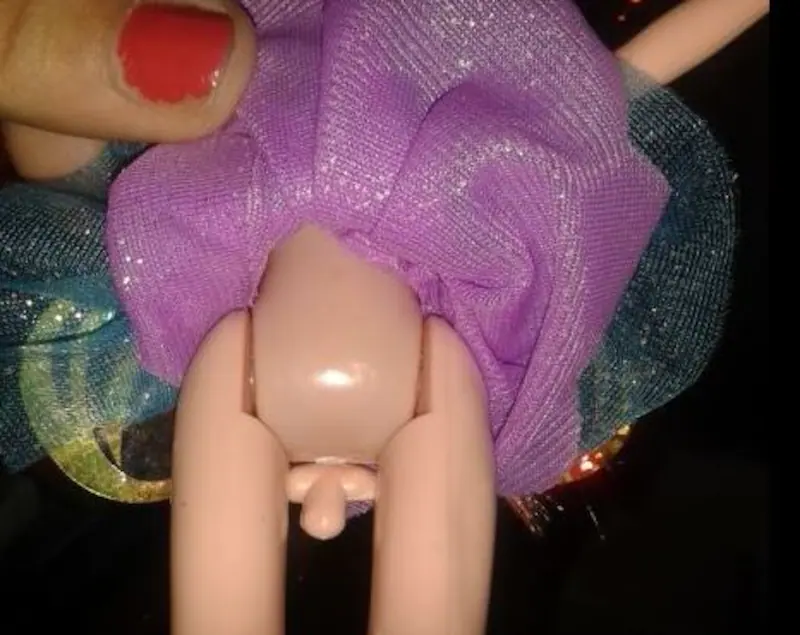 Barbie with penis