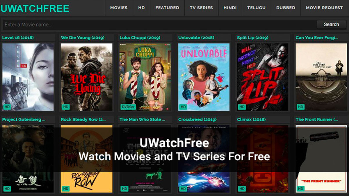 UWatchFree - Watch Latest Movies And TV Series For Free