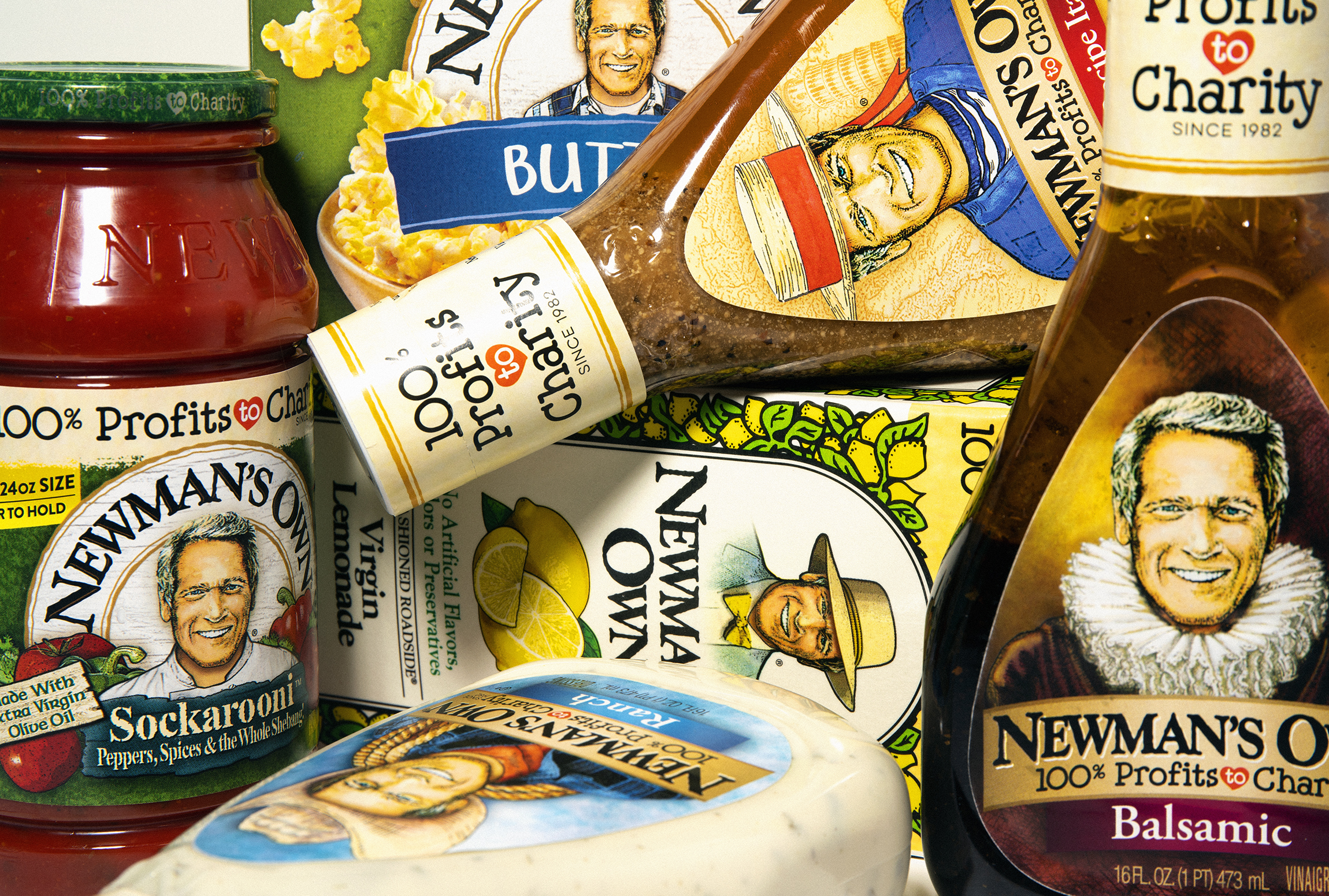 Which Movie Legend Donated The Profit From The Sale Of His Salad Dressings To Charity?