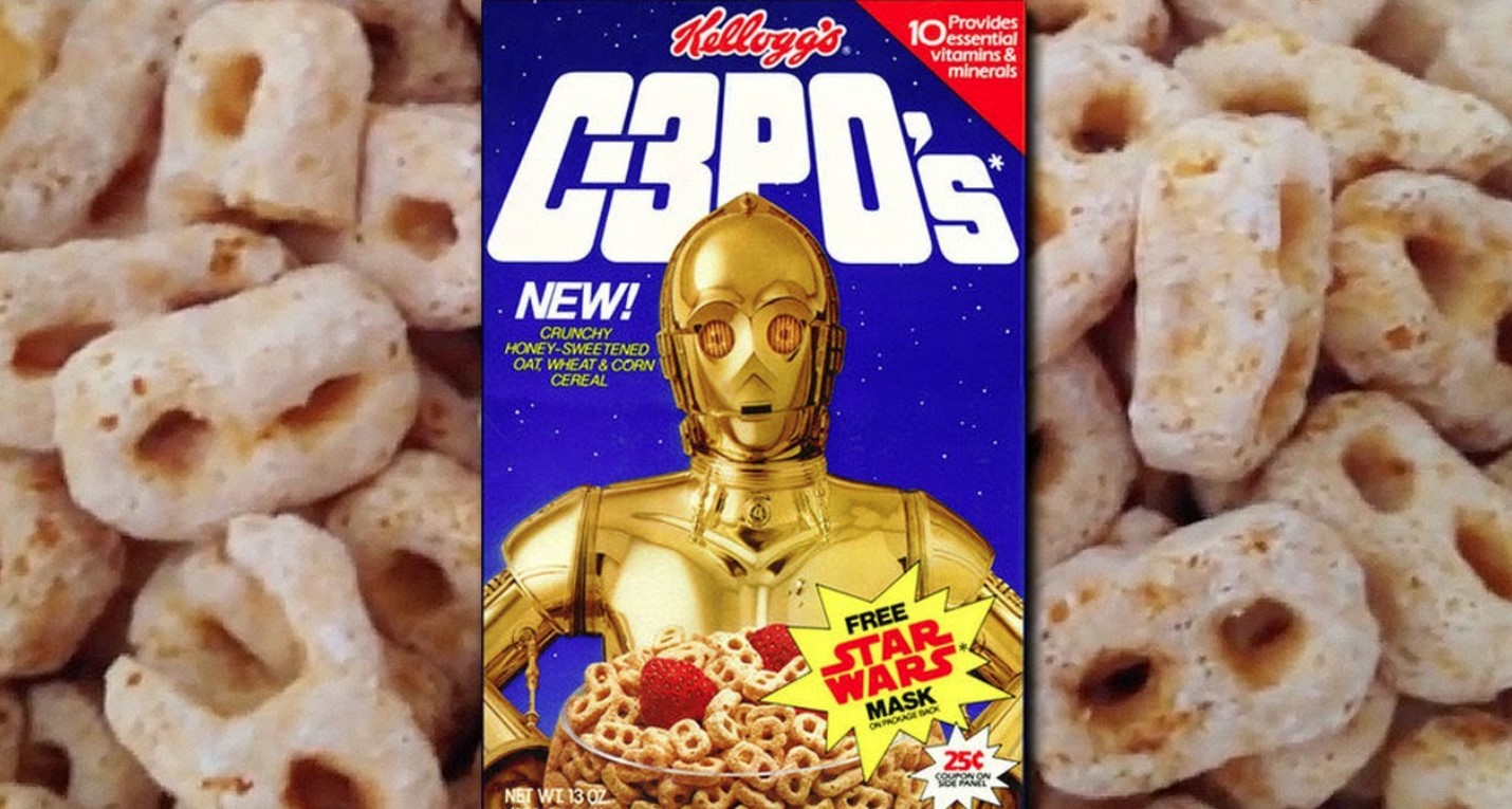 Which Was A Real "Star Wars" Based Breakfast Cereal Sold In The 1980s?