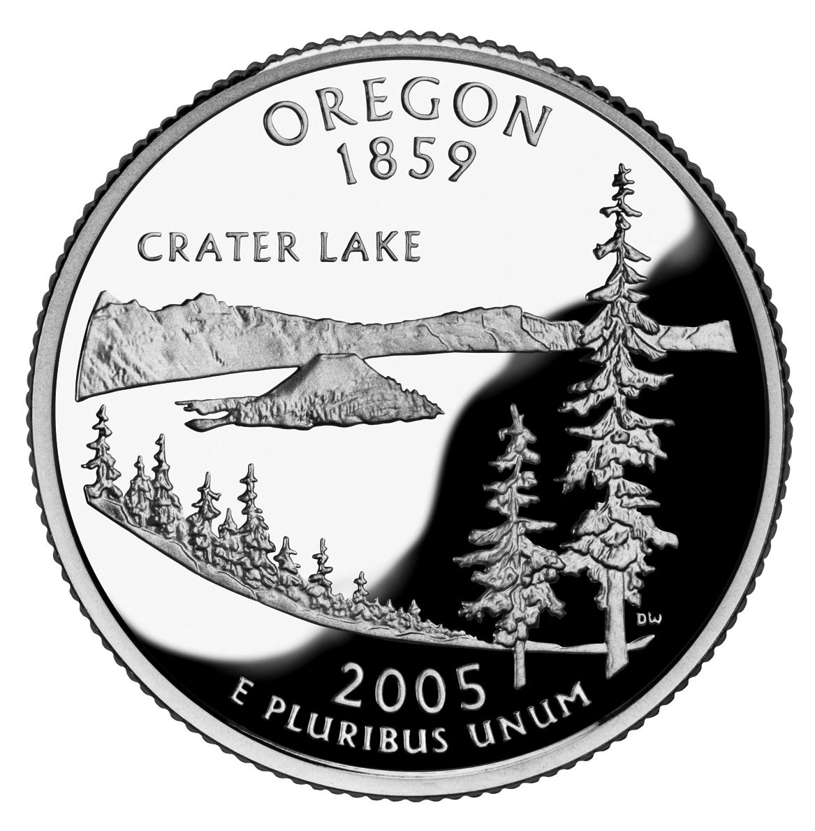Which Natural Wonder Is Featured On The Commemorative Oregon State Quarter?