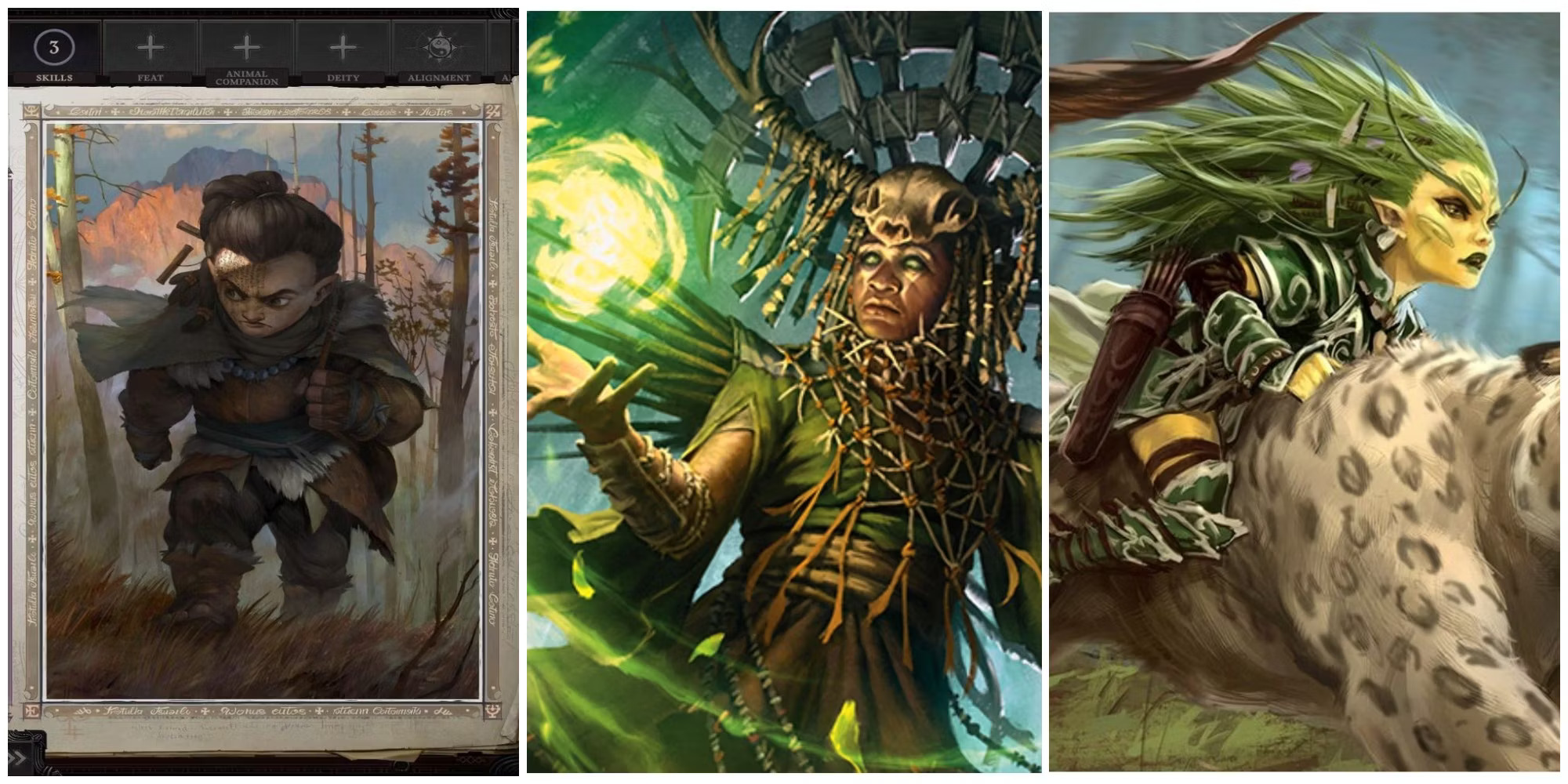 Druid From Pathfinder Game - The Most Powerful And Versatile Class Of The Game