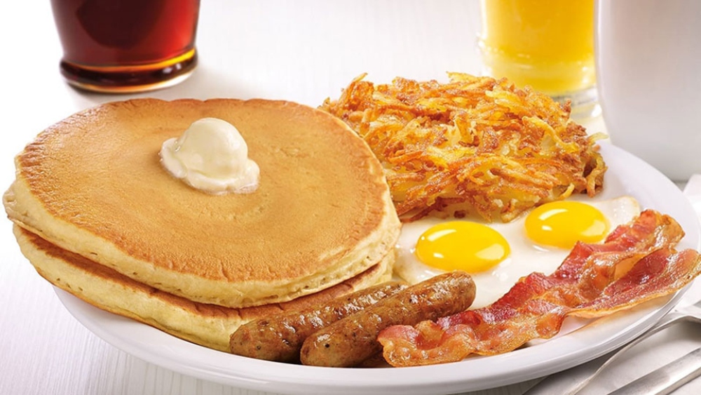 In Which Restaurant Can You Order A Grand Slam Breakfast?