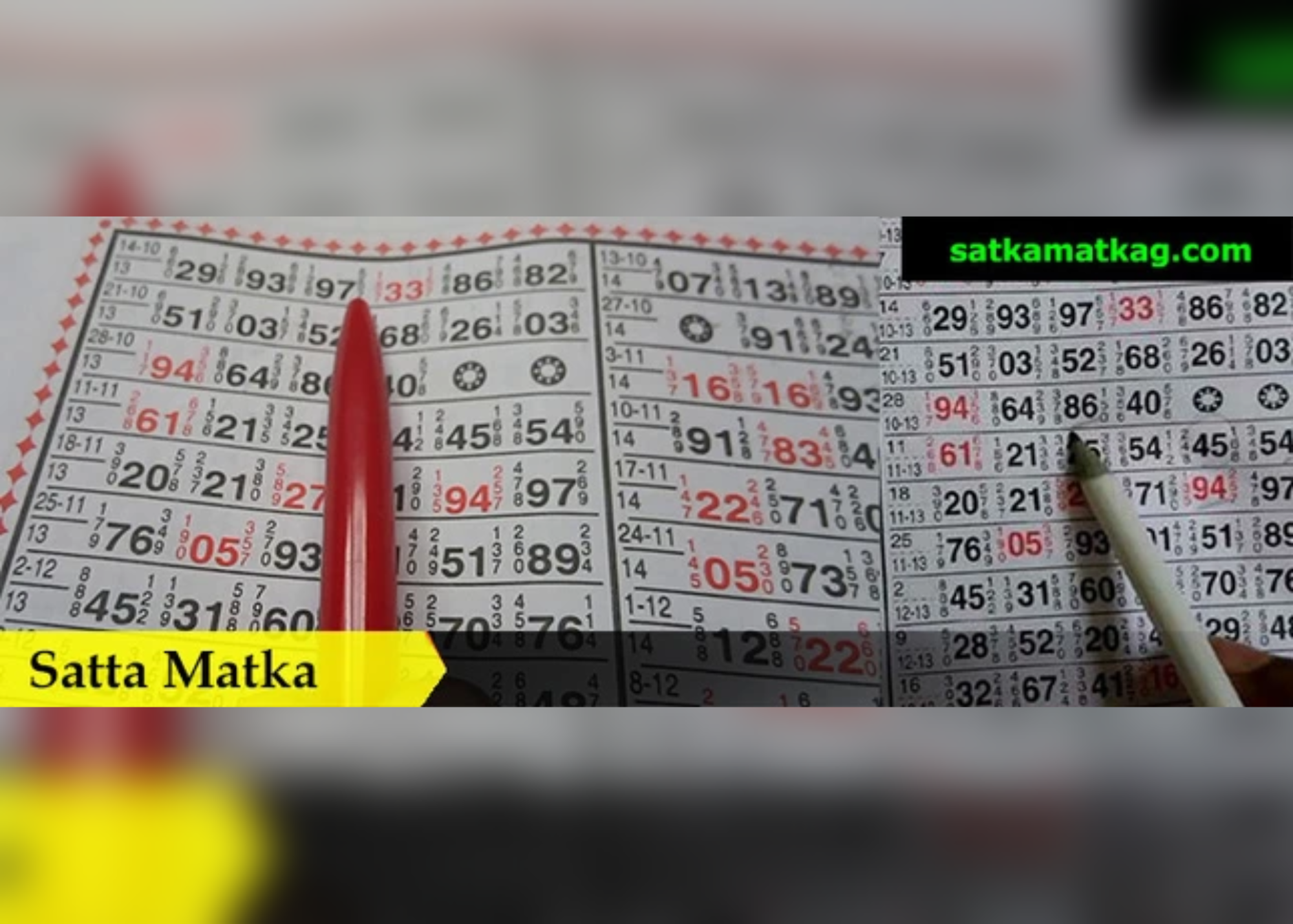 Kalyan Matka Chart With Panna - India's Well-Known Betting Site