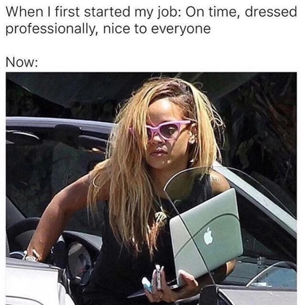 When I first started this job vs Now meme