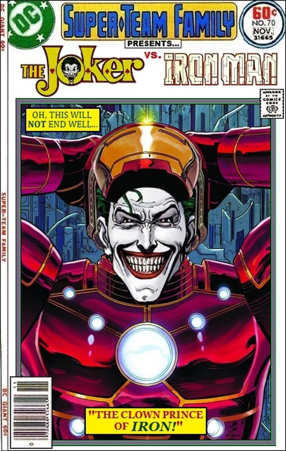 Joker And Iron Man character