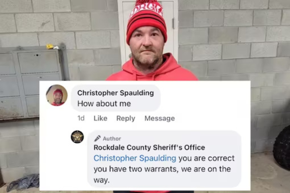 Georgia Fugitive Gets Himself Arrested After Commenting 'How About Me' Under Most-Wanted Post