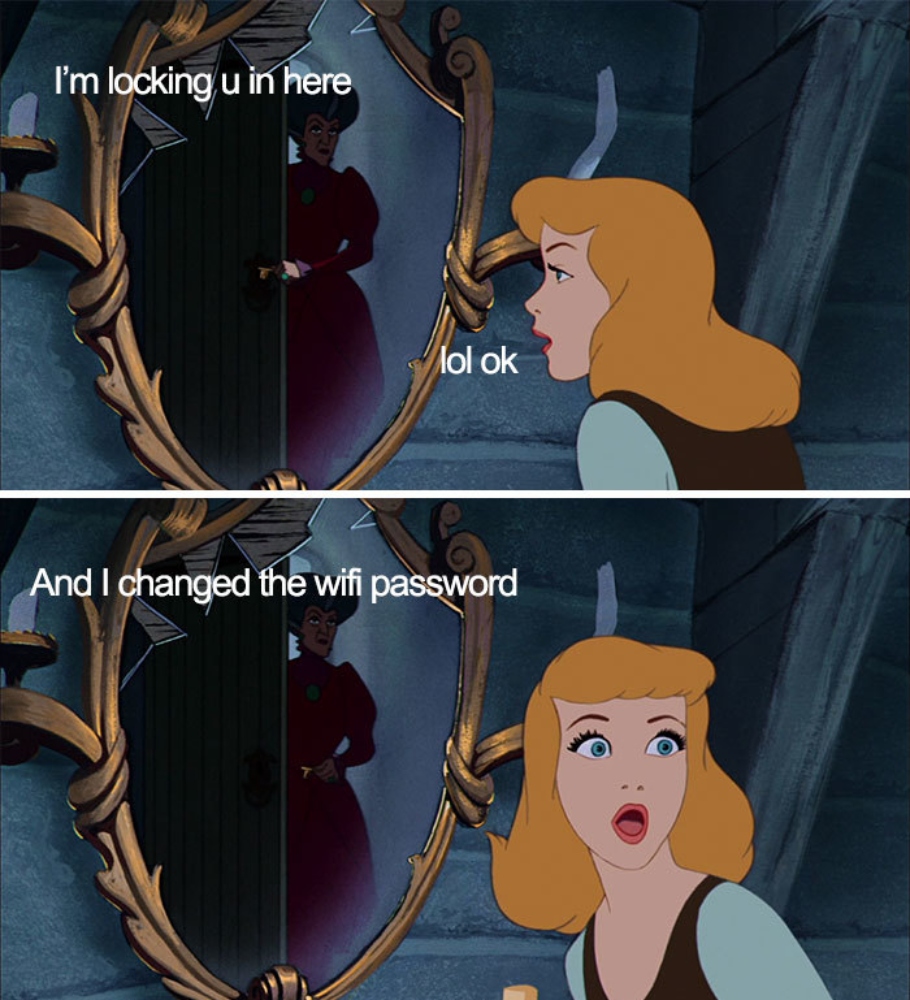 Funny Cinderella Disney meme