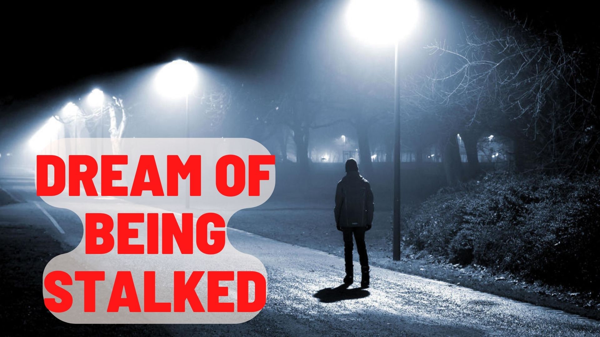 Dream Of Being Stalked - Represents Persisting Troubles