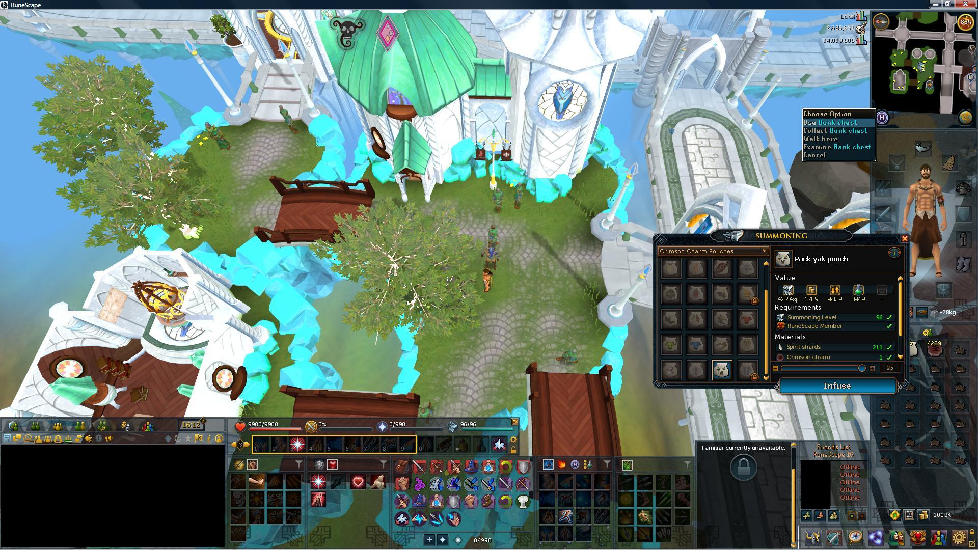 A screenshot of game of Runescape