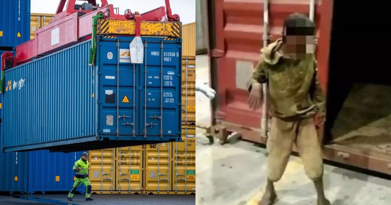 A Boy Who Hid In A Container While Playing Hide-And-Seek Was Found In Another Country