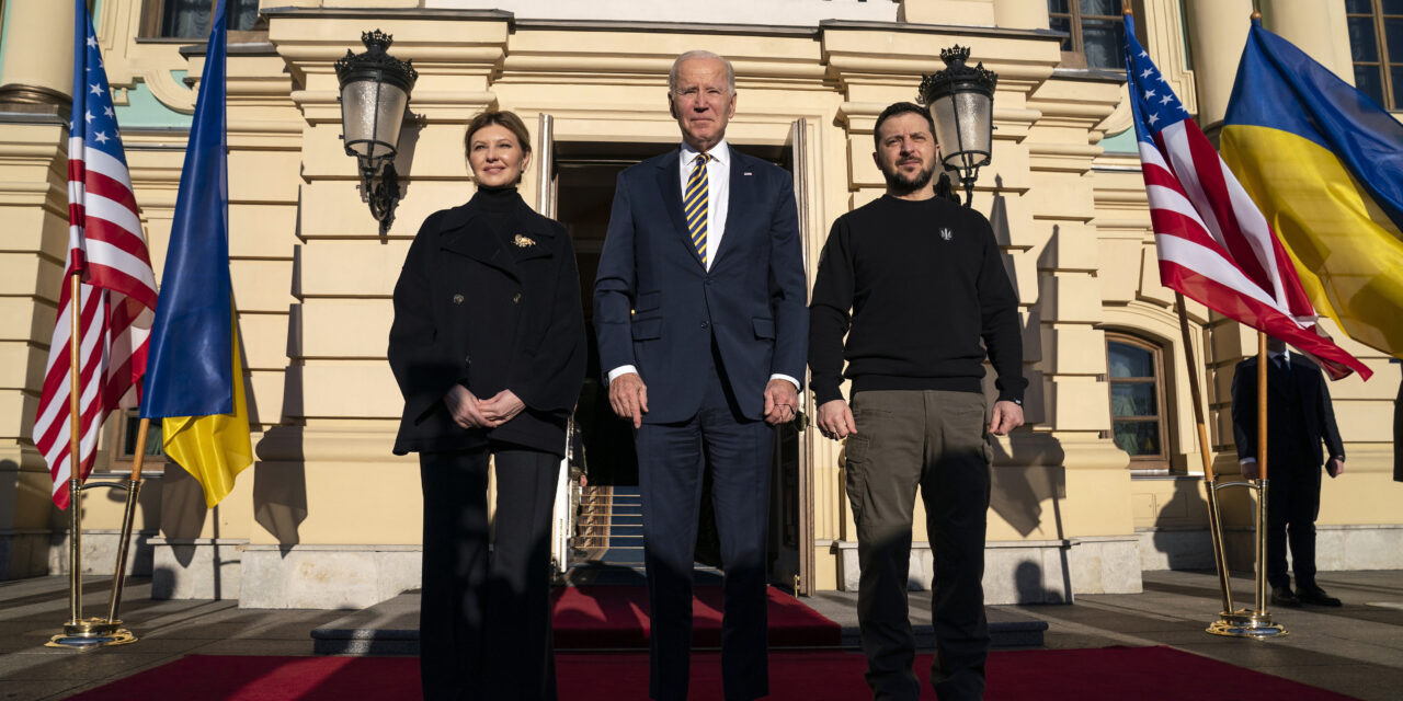 Joe Biden Declares 'Kyiv Stands' In Surprise Visit To Ukraine