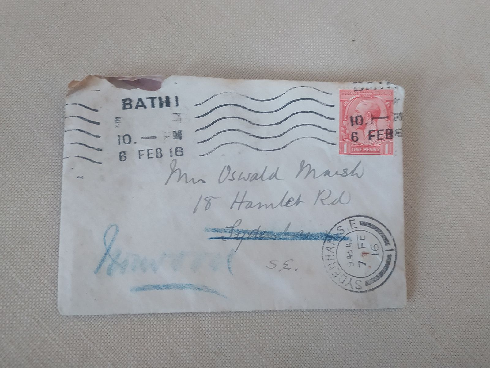 Letter Reaches Its Destination More Than 100 Years After Being Posted