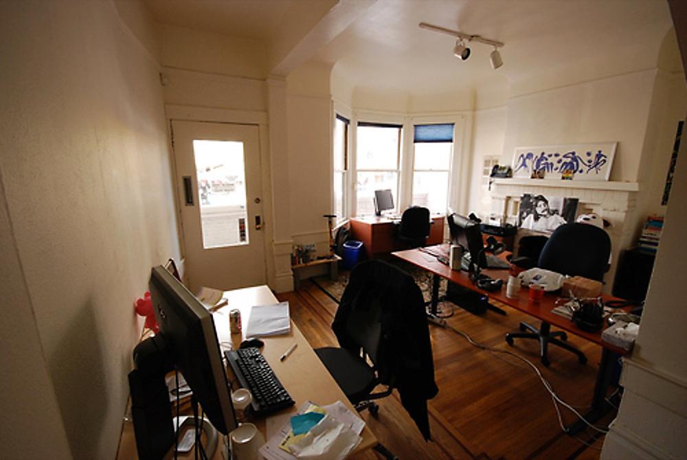 Inside view of the Craigslist office